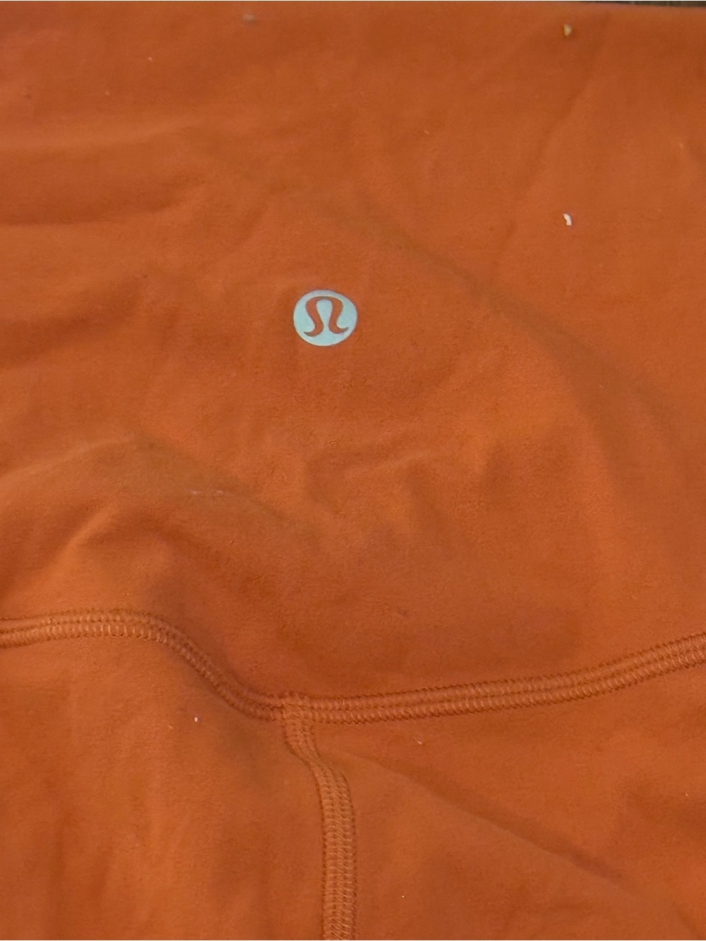 Lululemon size 4 High-Waist Orange Leggings - Picture 4 of 4